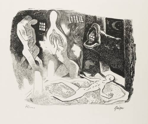 Geiger, Willi -  -  - Augustnacht. Traum und Albtraum