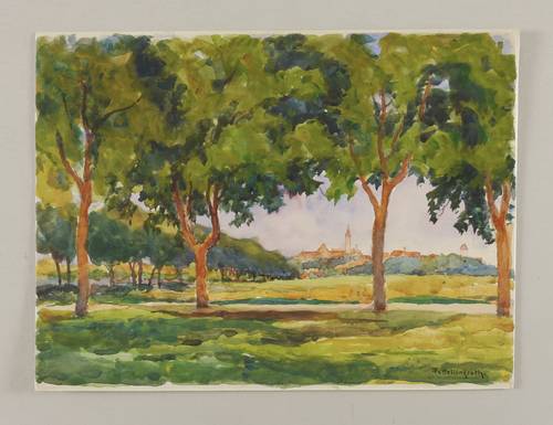 Hellingrath, Fritz von -  -  - Friedberg aus der Ferne