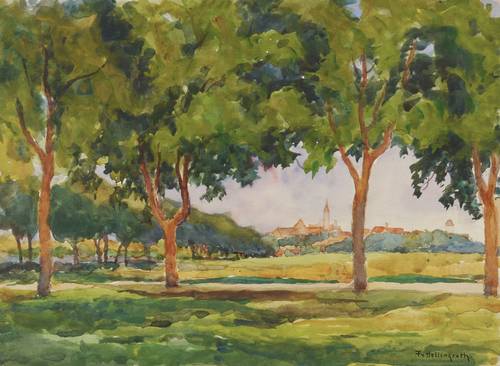 Hellingrath, Fritz von -  -  - Friedberg aus der Ferne