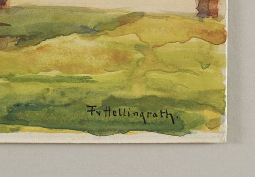 Hellingrath, Fritz von -  -  - Friedberg aus der Ferne