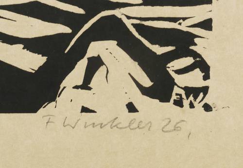 Winkler, Fritz -  -  - Almhütten am Berg