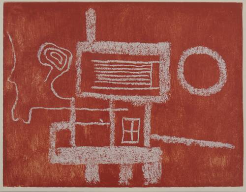 Ackermann, Max -  -  - Negativ in Rot