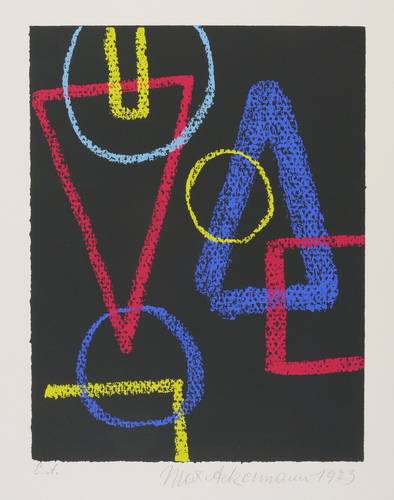 Ackermann, Max -  -  - Geometrisches Spiel (Atavistisches Zeichen)