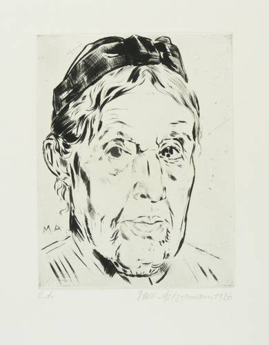Ackermann, Max -  -  - Bildnis einer Bäuerin