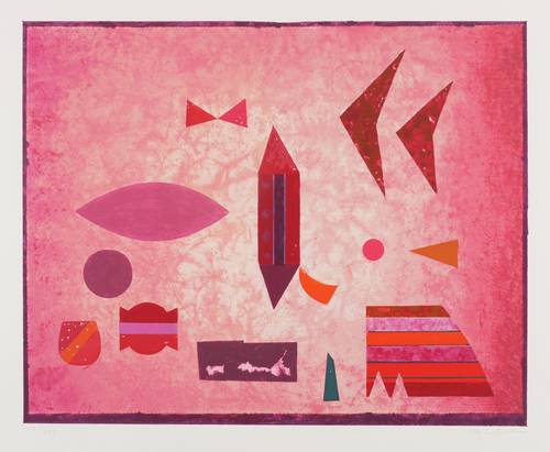Hofmann, Otto - Pompeiana-Serie - Pompeiana-Serie - Vorüberziehend in Rot