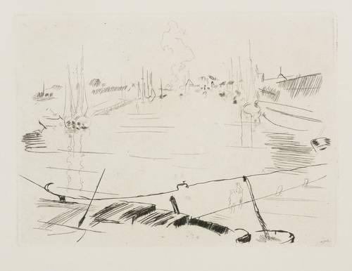 Whistler, James Abbot McNeill -  -  - Millbank (Im Segelboothafen)