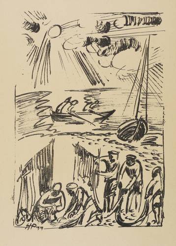 Pechstein, Max -  -  - Fischer (Fischer an der Ostsee)