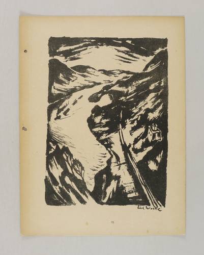 Waske, Erich -  -  - Rheinlandschaft bei Godesberg