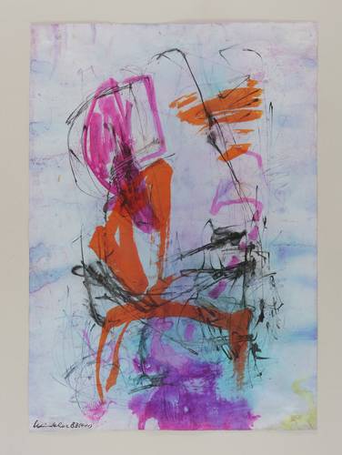 Winkler, Hans -  -  - Ohne Titel (Komposition 411)