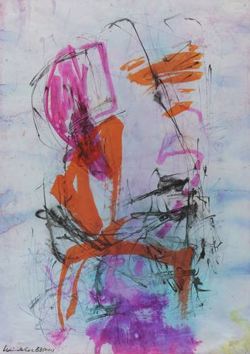 Winkler, Hans -  -  - Ohne Titel (Komposition 411)