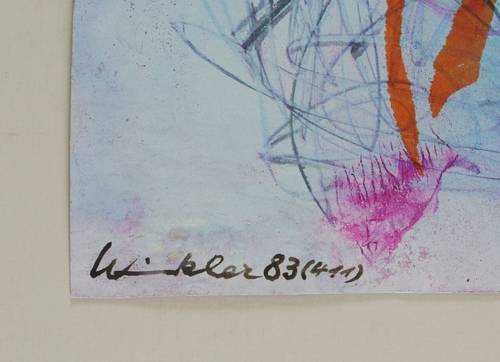 Winkler, Hans -  -  - Ohne Titel (Komposition 411)