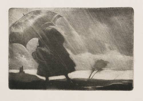 Erler, Georg -  -  - In Sturm und Regen