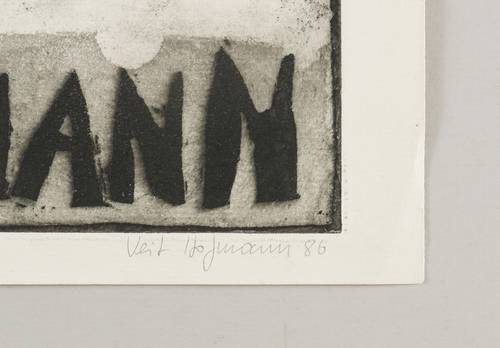 Hofmann, Veit - Ausstellungsplakat ZFW - Ausstellungsplakat ZFW - Großer Akt