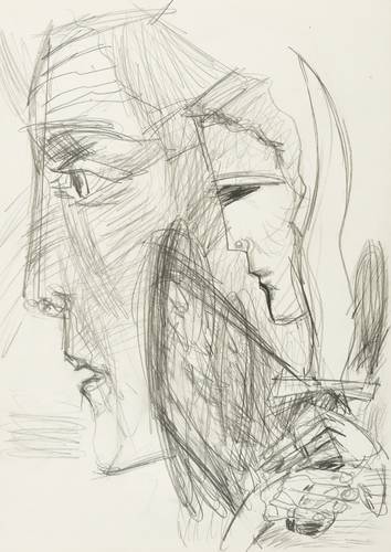 Weber, Horst - Abendland (Georg Trakl) - Abendland (Georg Trakl) - Schwerttragender Engel