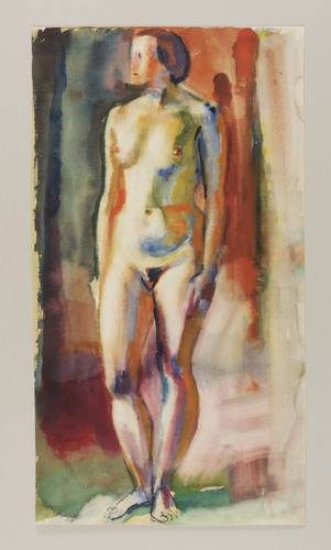 Lachnit, Wilhelm -  -  - Stehender Akt