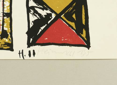 Heinze, Frieder -  -  - Ohne Titel (Zeichen und Symbole)