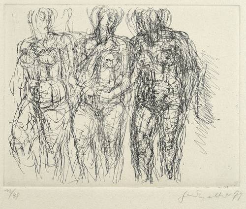 Kettner, Gerhard -  -  - Drei weibliche Akte