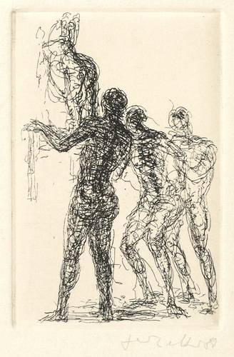 Kettner, Gerhard -  -  - Drei männliche Akte