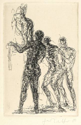 Kettner, Gerhard -  -  - Drei männliche Akte