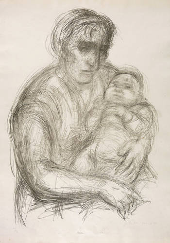 Kettner, Gerhard -  -  - Mutter mit Kind