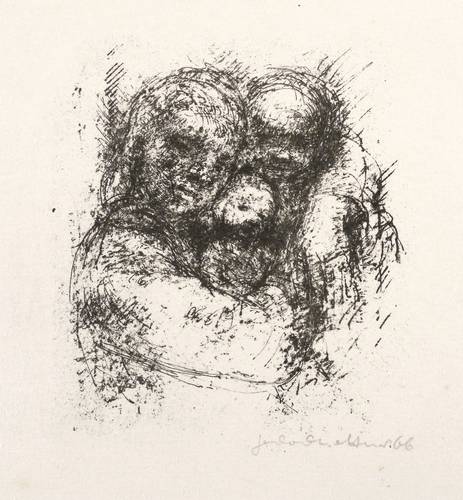 Kettner, Gerhard -  -  - Mutter mit zwei Kindern (Umarmung zu dritt)