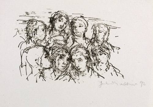 Kettner, Gerhard -  -  - Ohne Titel (Kleine Figurengruppe)