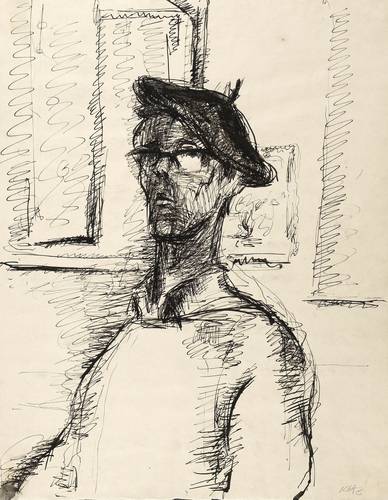 Klotz, Siegfried -  -  - Selbstbildnis