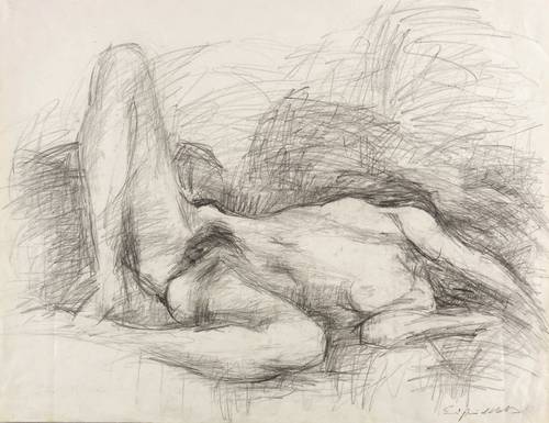 Klotz, Siegfried -  -  - Liegender weiblicher Akt