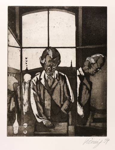 Körnig, Hans -  -  - Otto Dix arbeitet in Dresden