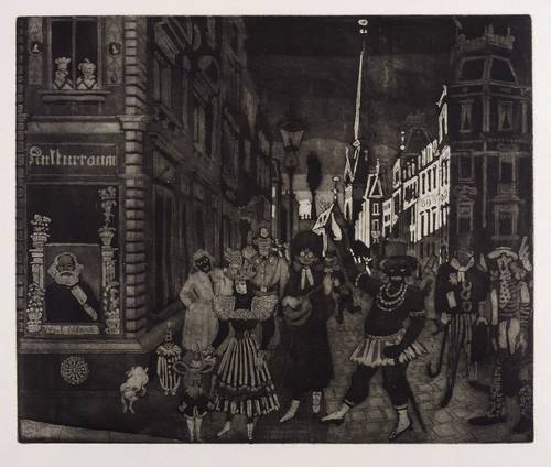 Körnig, Hans -  -  - Fasching in Pieschen