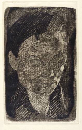 Kollwitz, Käthe -  -  - Frauenkopf