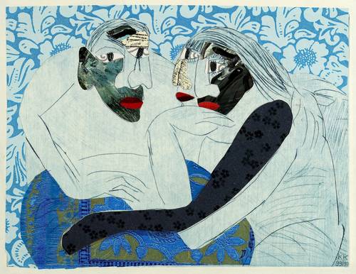 Kretschmer, Katharina -  -  - Ohne Titel (Ungleiches Paar)