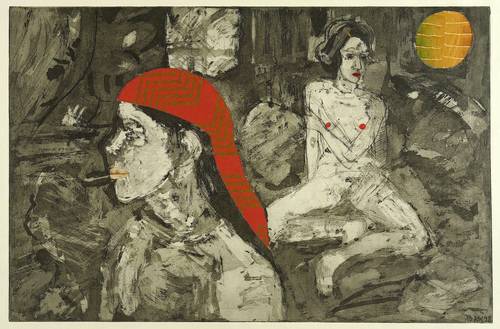 Kretschmer, Katharina -  -  - Auseinandergehen (Ungleiches Paar)