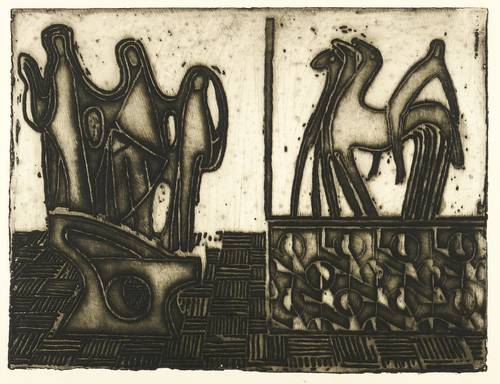 Lachnit, Max -  -  - Skulpturen im Raum