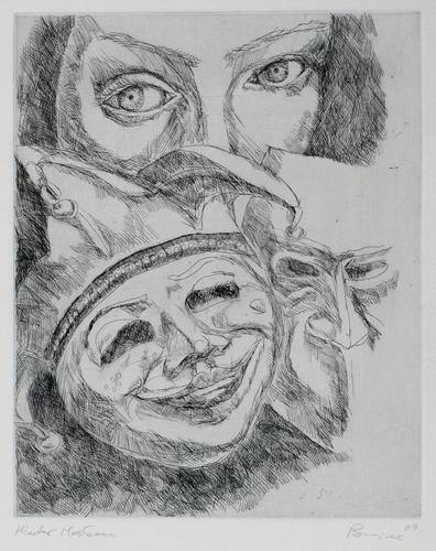 Brüne, Gudrun -  -  - Hinter Masken