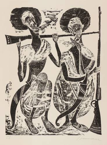 Hansen-Bahia -  -  - Zwei Krieger