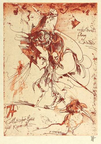 Janssen, Horst - Langenhorner Jubilate III - Langenhorner Jubilate III - Callotischer Gruss