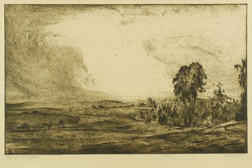 Henne, Arthur -  -  - Sächsische Landschaft (bei Hermsdorf am Wilisch)