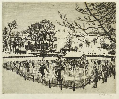 Klemm, Walther -  -  - Schlittschuhläufer