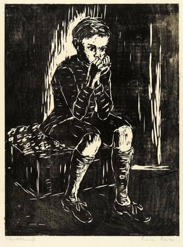 Meier, Ruth -  -  - Mundharmonika spielender Junge