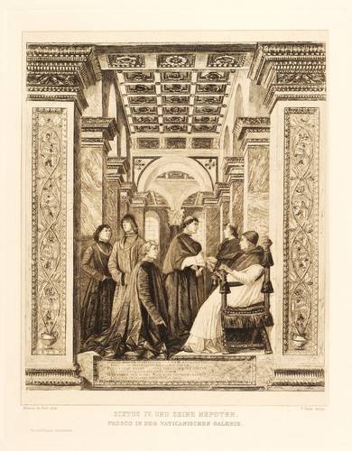 Halm, Peter - Nach Melozzo da Forlì - Nach Melozzo da Forlì - Sixtus IV. und seine Nepoten. Fresco in der Vaticanischen Galerie