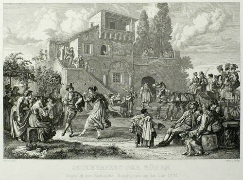 Richter, Adrian Ludwig -  -  - Octoberfest der Römer