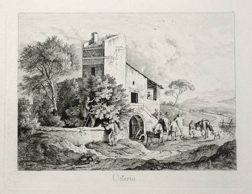 Richter, Adrian Ludwig -  -  - Malerische Ansichten aus den Umgebungen von Rom