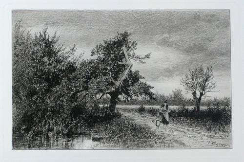 Weichberger, Eduard -  -  - Am Saume eines Eichenwaldes