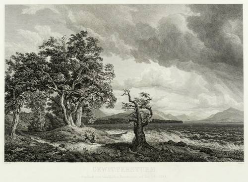 Busse, Georg Heinrich -  -  - Gewittersturm