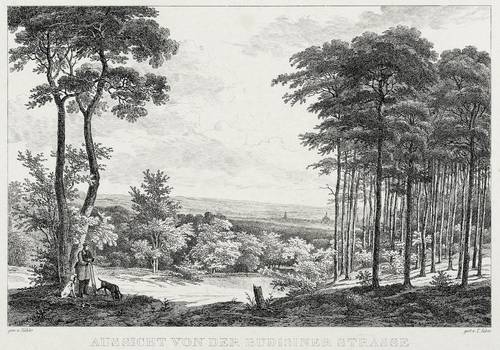 Faber, Carl Gottfried Traugott -  -  - Aussicht von der Budisiner Strasse (Dresden)