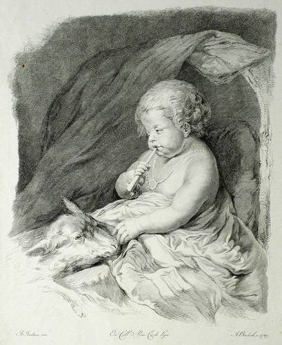 Bartsch, Adam von -  -  - Christusknabe mit dem Lamm