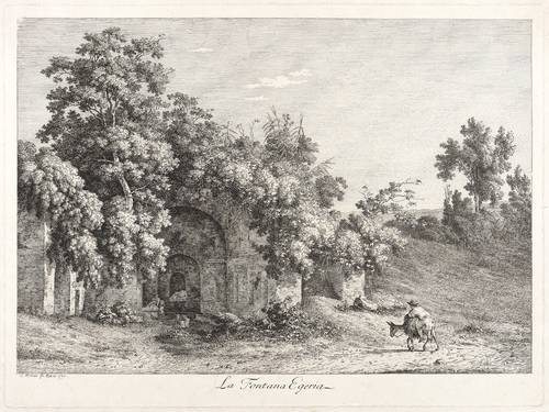 Mechau, Jacob Wilhelm -  -  - La Fontana Egeria