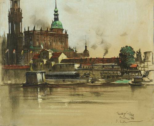 Erler, Georg - Dresden - Dresden - Helbigs an der Elbe