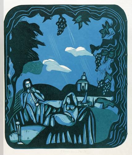 Herrmann, Peter -  -  - Radebeuler Elegie (Belvedere Schloss Wackerbarth im Mondschein)